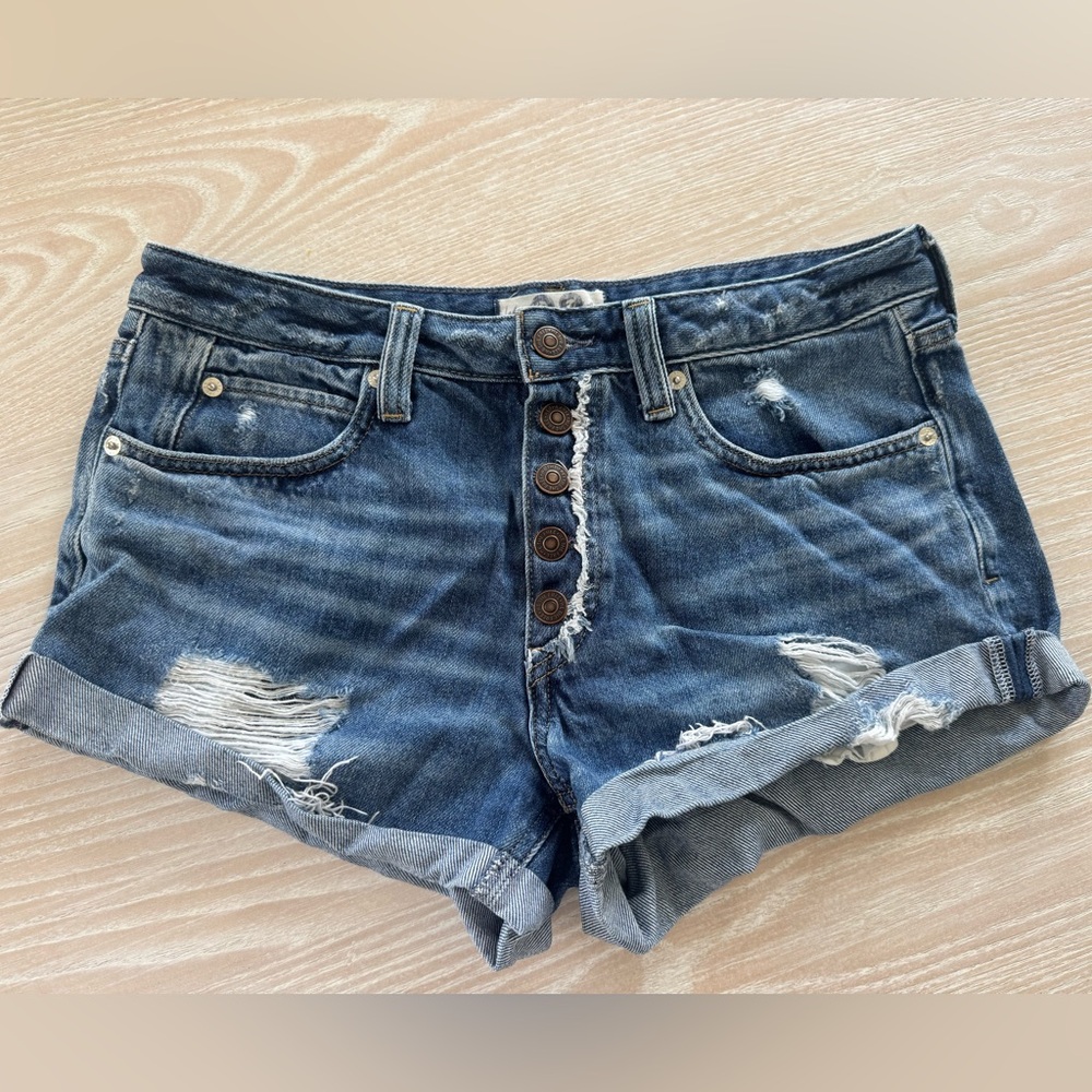 Free People Romeo Denim Shorts Size 28